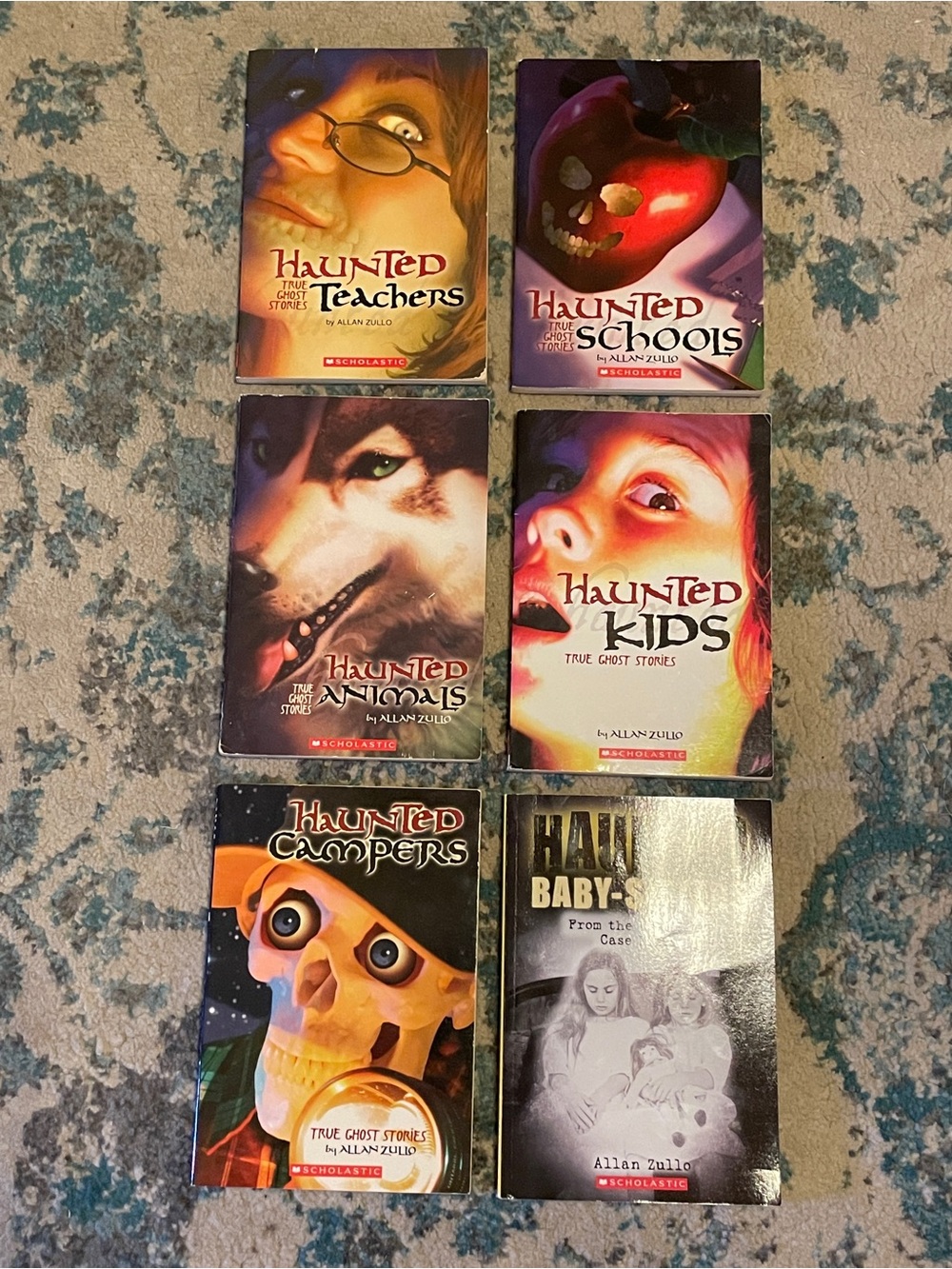 Lot of 6 Haunted True Ghost Stories Books Series Allan Zullo PB